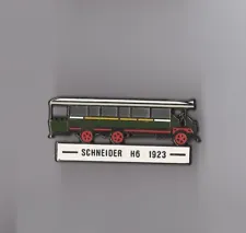 Pin's Ratp Bus / Schneider H6 1923 (zamac Signé Amc)