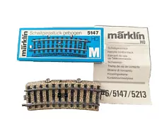 Marklin 5147 Ho - Elément De Voie De Télécommande Courbe 15°